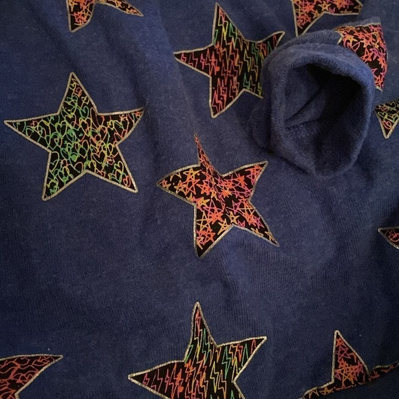 Chaser Girls' star RPET Bliss Knit Raglan Sweatshirt and sweatpants size 12 - Picture 3 of 5